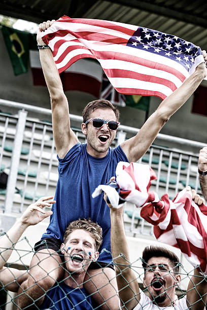 istock Sports fans cheering a game 471891075