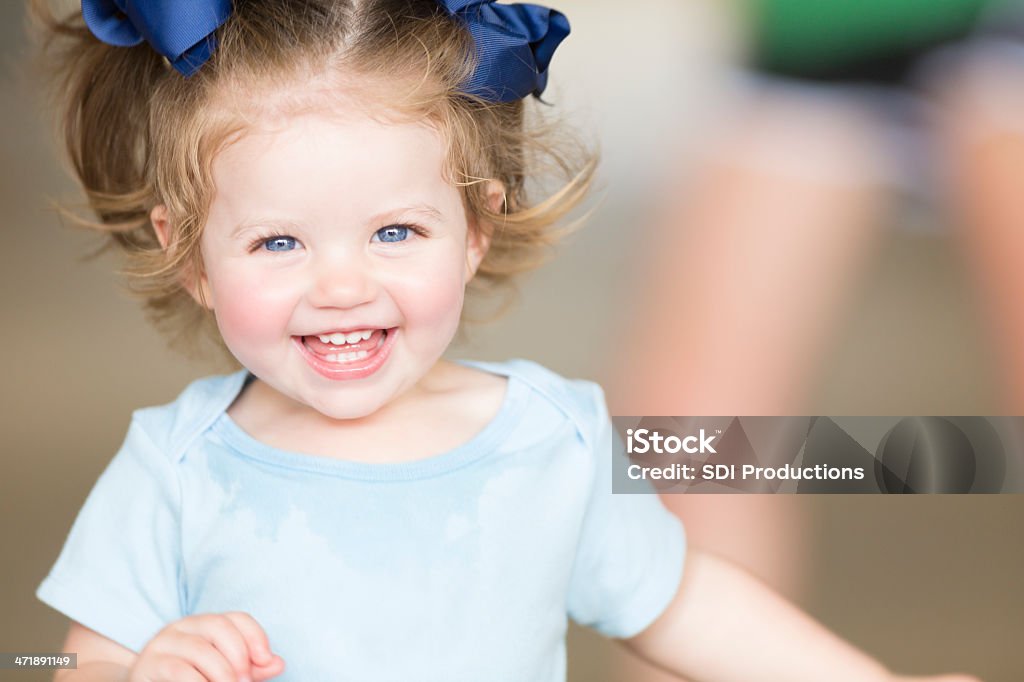 Cute toddler girl laughing and smiling Girls Stock Photo