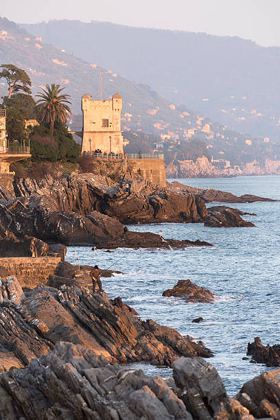 istock Tower on the cliffs of Nervi 471892000