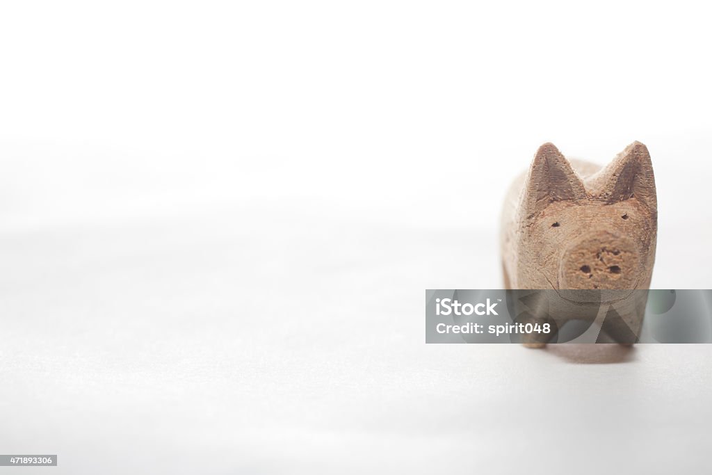 Wood Pig Wood 2015 Stock Photo