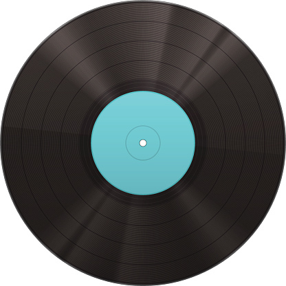 Music Disk File Vinyl Music Disk Stock Illustration - Download Image Now - Record ...
