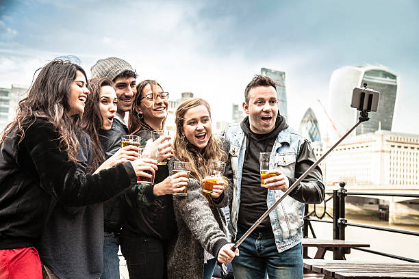 istock Hanging out with a fresh beer in a London Pub 471897040