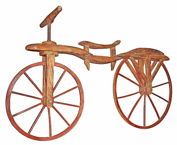 istock Old wooden bike 471898921