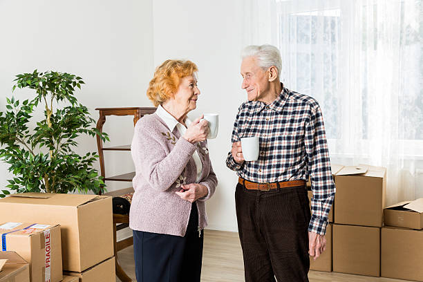 istock Relocation: Senior adult moving house 471899435