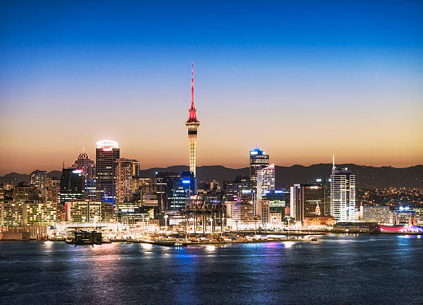 istock Auckland Skyline at Dusk 471899789