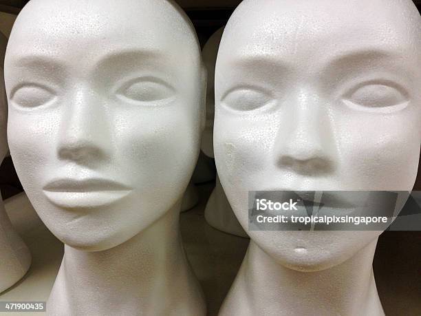 Male Styrofoam Mannequin Head