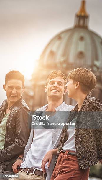 Friends Relaxing Togetherness In Berlin Stock Photo - Download Image Now - 20-29 Years, Adolescence, Adult