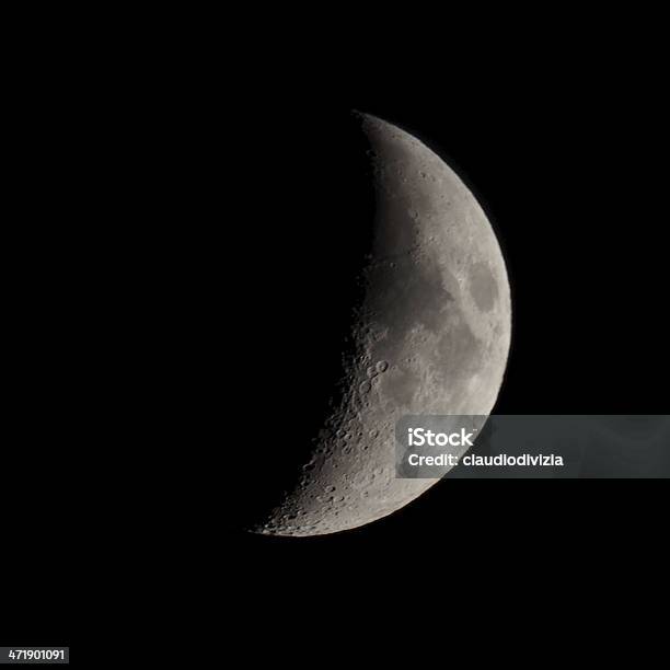 Crescent Moon Stockfoto und mehr Bilder von Astronomie - Astronomie, Dunkel, Fotografie