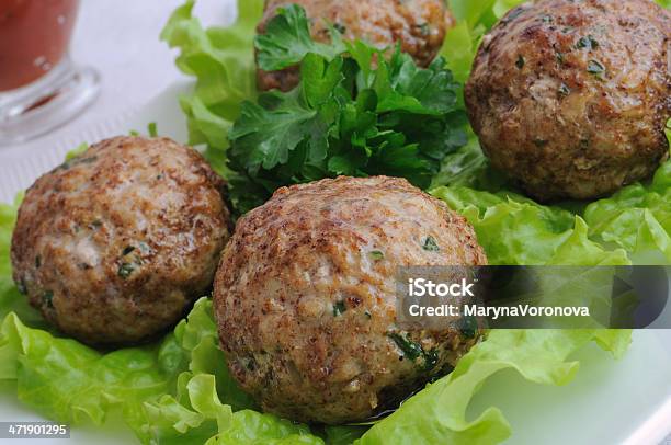 Meatballs With Herbs Stock Photo - Download Image Now - Appetizer, Beef, Brunch