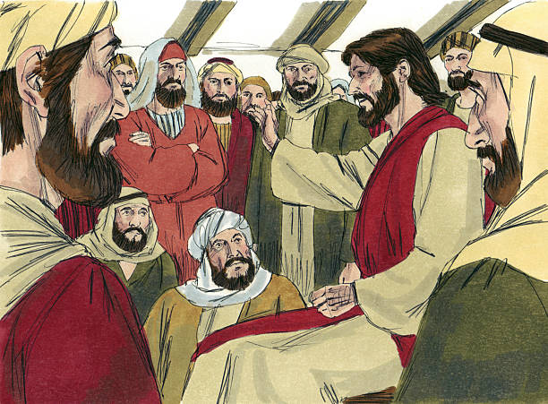 istock Jesus Teaches People in His Home 471901579