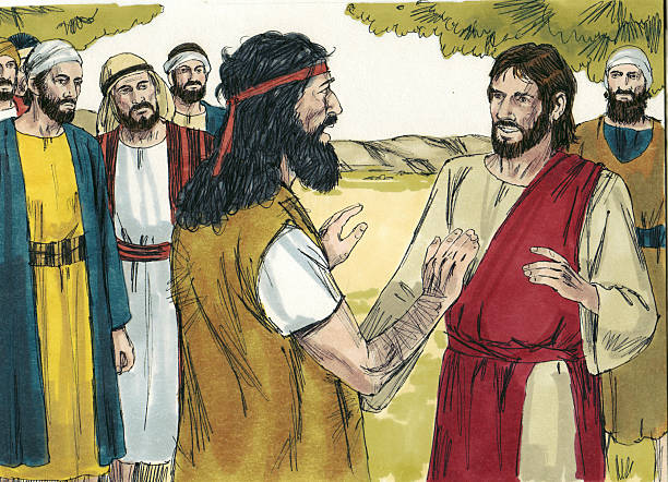 istock John the Baptist and Jesus 471901617
