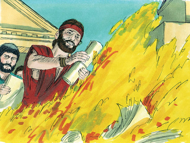 istock Burning Books of Magic 471901983