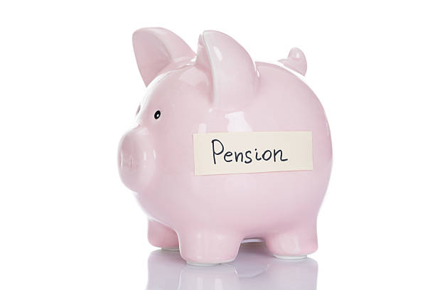 istock Piggybank With Pension Label 471902190