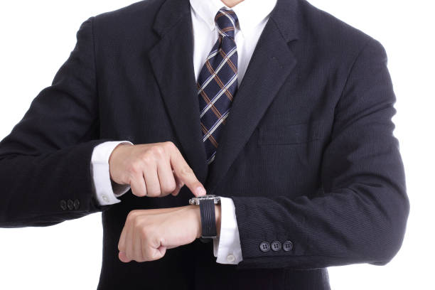 istock businessman watch and check time for complain something 471903709