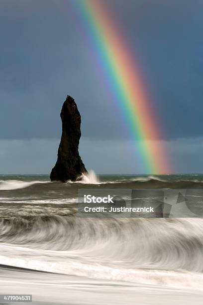 Islandia Rainbow Foto de stock y más banco de imágenes de Aire libre - Aire libre, Arco iris, Cielo