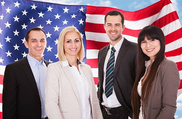 istock Group Of Happy Businesspeople 471904616