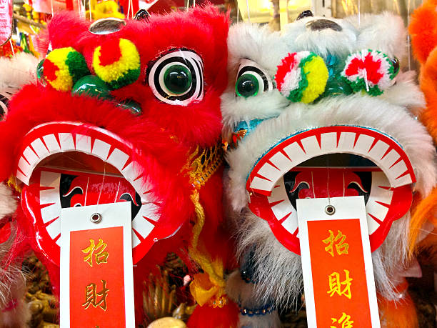 istock Singapore, Chinatown, chinese lion souvenir. 471905697