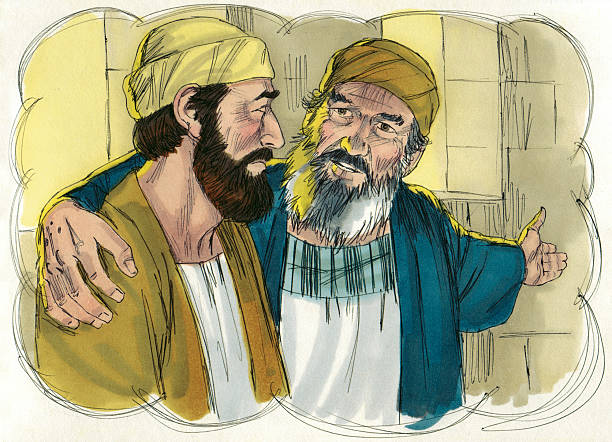 istock Father Reasons with Older Son 471907503