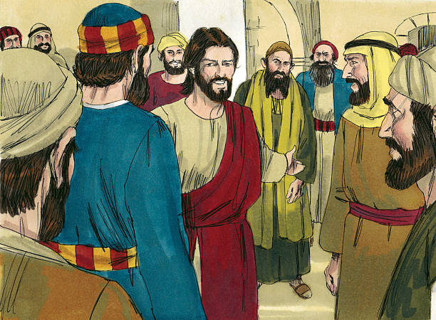 istock Jesus and Disciples in City 471907527