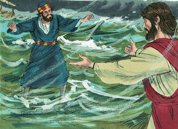 istock Peter Walks to Jesus on Water 471907623