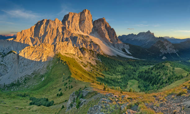 Cтоковое фото Tramonto sul Пельмо (Dolomiti)