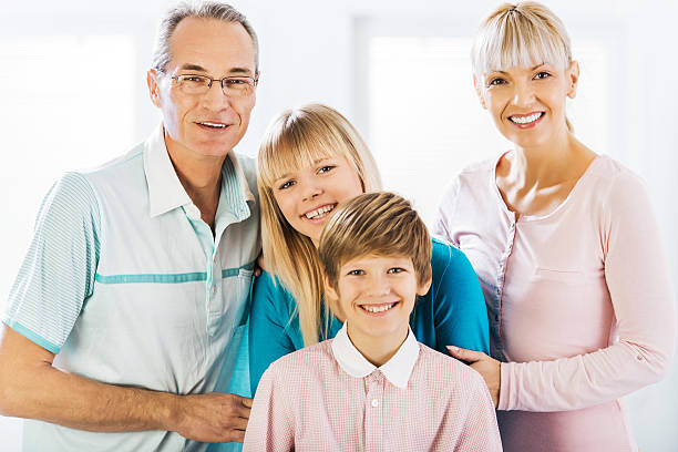 istock Portrait of a cheerful family. 471908855