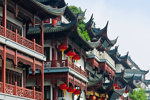 istock Chinese traditional ancient buildings in Shanghai 471909512