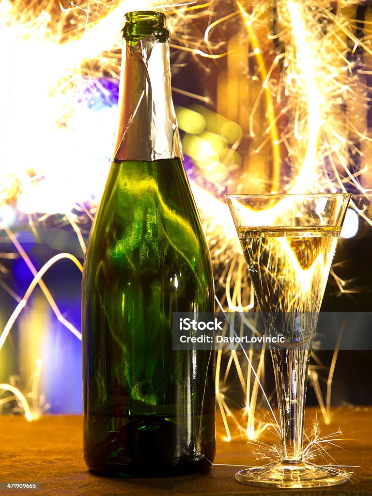 Celebração champanhe - Foto de stock de Champanhe royalty-free