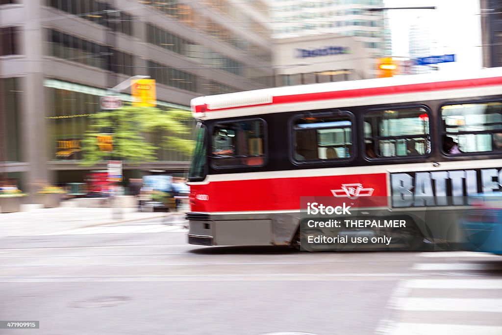 Les transports publics, le tramway à toronto - Photo de Canada libre de droits