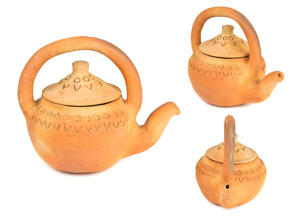 istock Antique teapot isolated on white background 471910444