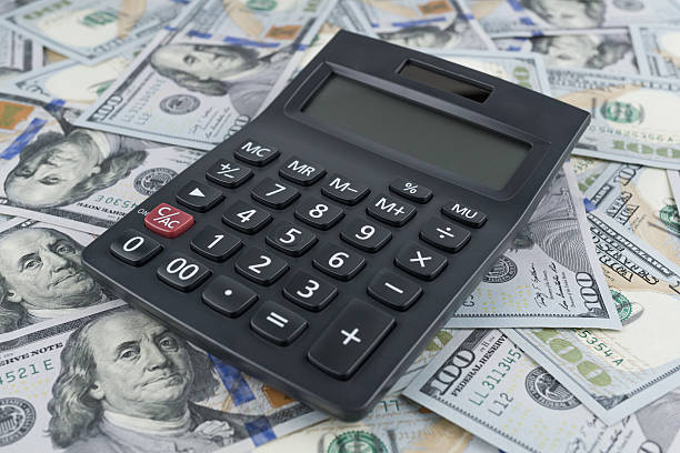 istock Money and calculator 471910468
