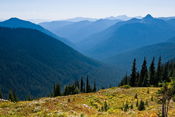istock Afternoon Haze Over the Mountains 471910759