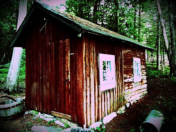 istock Cabin In The Woods 471910777