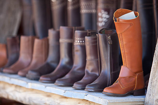 istock Leather boots of Valverde del Camino 471912318