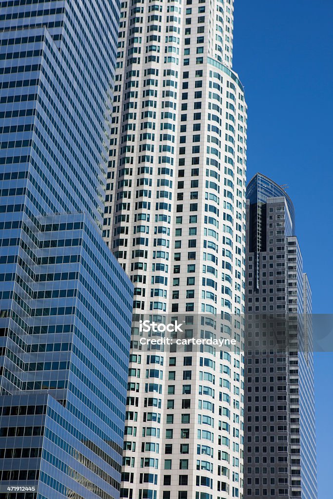 Immeuble de bureaux du centre-ville de Los Angeles et ses gratte-ciel - Photo de 2000-2009 libre de droits