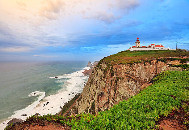 cabo da roca, portugalia - cabo da roca zdjęcia i obrazy z banku zdjęć