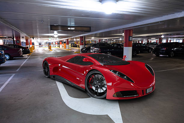 istock Sports Car in Parking Garage 471913345