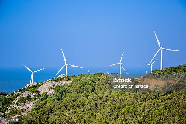 Wind Turbine Stock Photo - Download Image Now - Pinwheel Toy, Industry, Sea