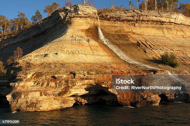 Angel Falls Pictured Rocks Stock Photo - Download Image Now - Angel Falls, Beauty In Nature, Blue