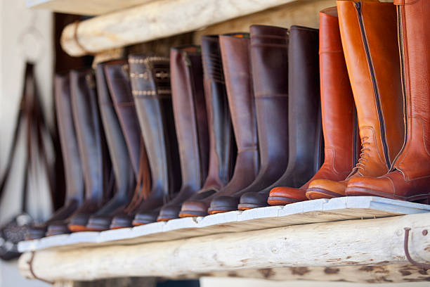 istock Leather boots of Valverde del Camino 471914872