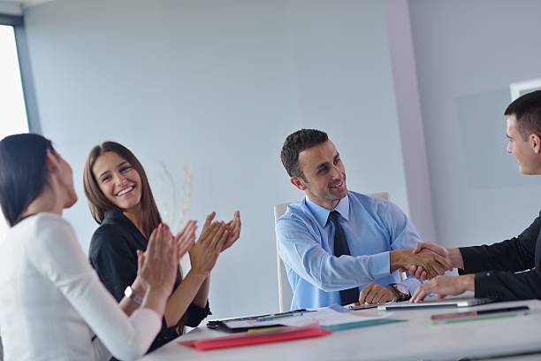 istock business people in a meeting at office 471916111