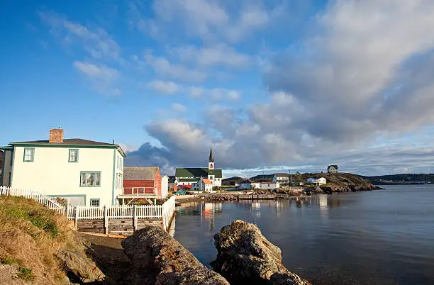 A quaint fishing village in Newfoundland, Canada.