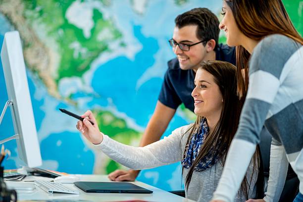 istock Young designers or photographers 471917137