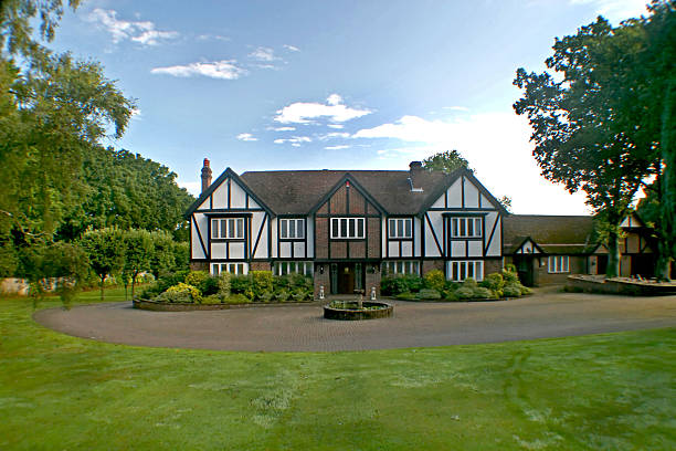british tudor casa - house of tudor foto e immagini stock