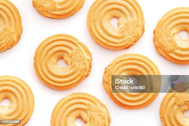 Butter Biscuits Background Stock Photo - Download Image Now - Backgrounds, Baked, Baked Pastry Item