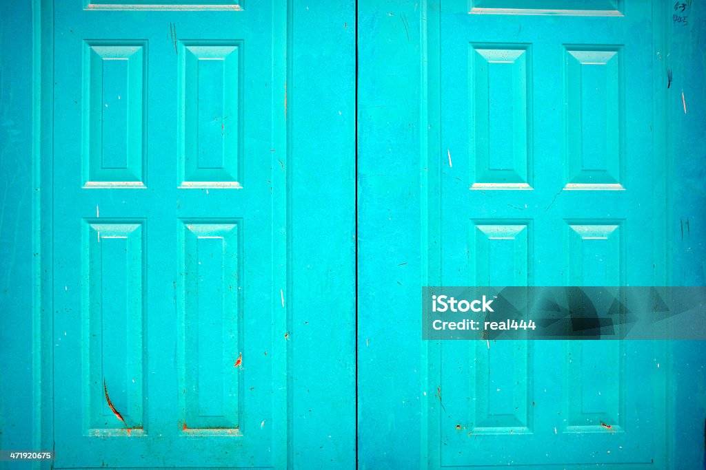 O Blue Door - Foto de stock de Acabado royalty-free