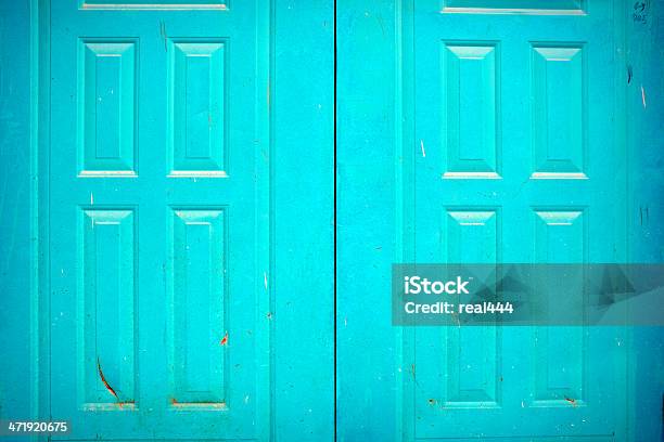 Foto de O Blue Door e mais fotos de stock de Acabado - Acabado, Antigo, Antiguidade