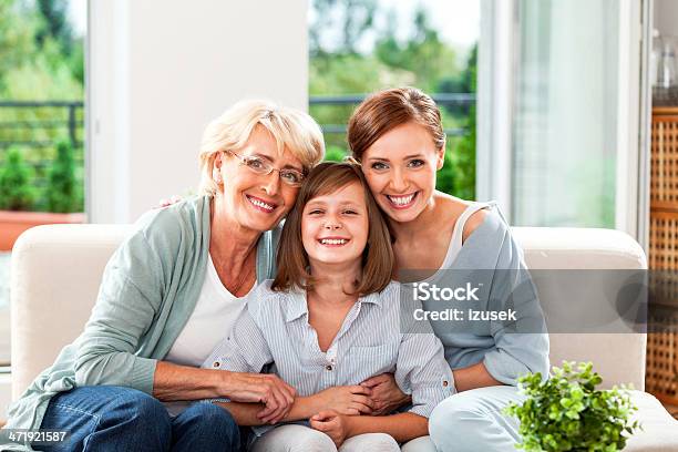 Three Generation Stock Photo - Download Image Now - Daughter, Granddaughter, Mother