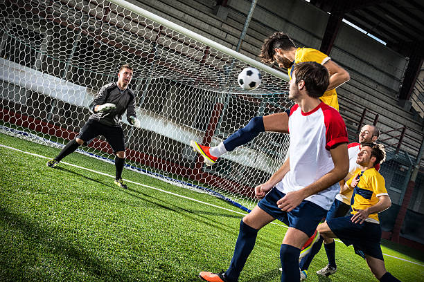 istock Football match in stadium: Header 471921727