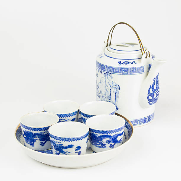 istock Antique teapot isolated on white background 471923176